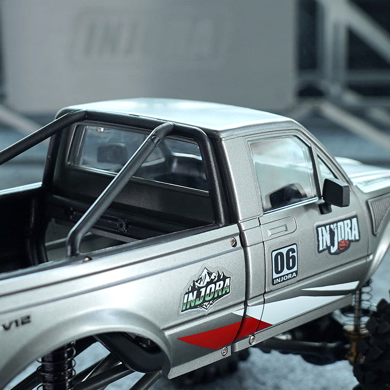 INJORA Clear Windows for 1/18 TRX4M IR60 Pickup Hard Body 4 INJORA Clear Windows for 1/18 TRX4M IR60 Pickup Hard Body