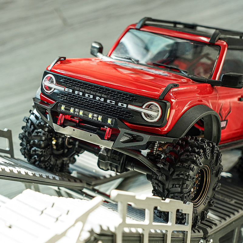 INJORA CNC Aluminum Bumper with Light Bar for 1/18 TRX4M Bronco (4M-85) 14 INJORA CNC Aluminum Bumper with Light Bar for 1/18 TRX4M Bronco (4M-85)