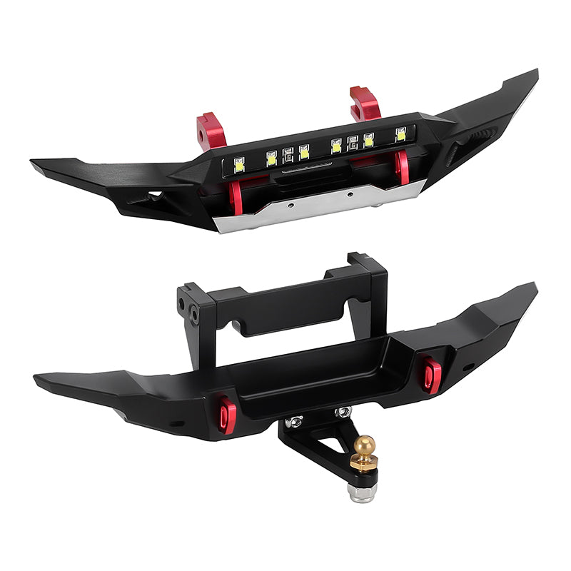 INJORA CNC Aluminum Bumper with Light Bar for 1/18 TRX4M Bronco (4M-85) 3 INJORA CNC Aluminum Bumper with Light Bar for 1/18 TRX4M Bronco (4M-85)