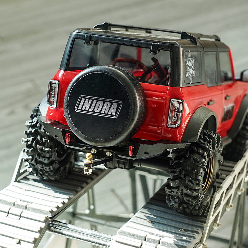 INJORA CNC Aluminum Bumper with Light Bar for 1/18 TRX4M Bronco (4M-85) 22 INJORA CNC Aluminum Bumper with Light Bar for 1/18 TRX4M Bronco (4M-85)