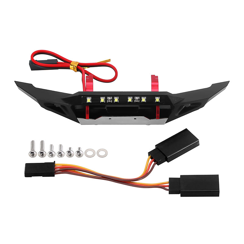 INJORA CNC Aluminum Bumper with Light Bar for 1/18 TRX4M Bronco (4M-85) 7 INJORA CNC Aluminum Bumper with Light Bar for 1/18 TRX4M Bronco (4M-85)