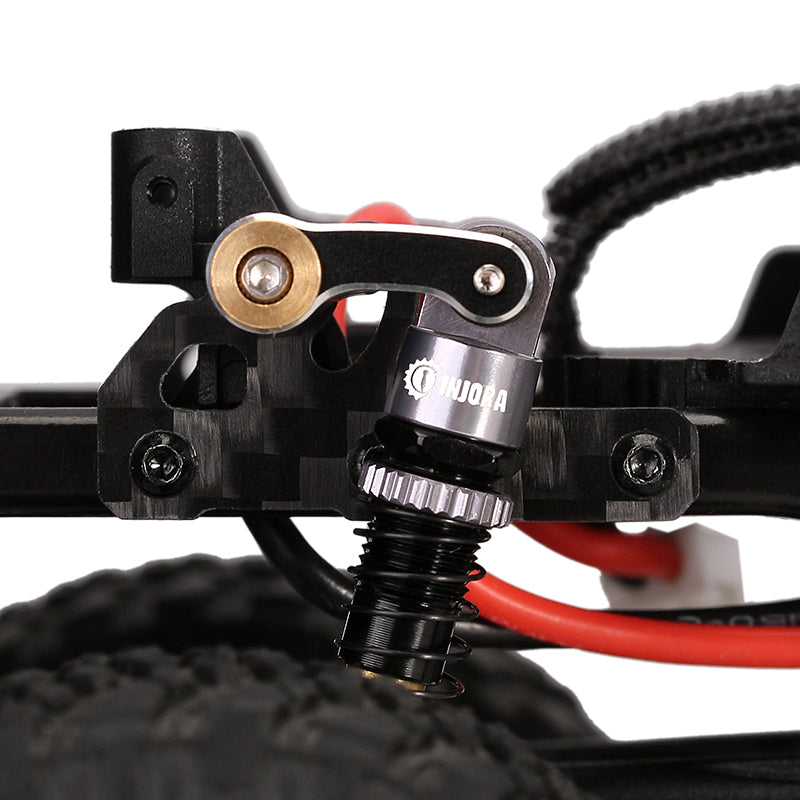 INJORA CNC Aluminum Flex Blades Suspension Travel Extension for 1/24 Axial SCX24 9 INJORA CNC Aluminum Flex Blades Suspension Travel Extension for 1/24 Axial SCX24