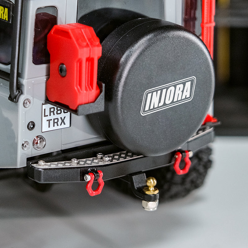 INJORA CNC Aluminum Front Rear Bumper for 1/18 TRX4M Defender (4M-41) 6 INJORA CNC Aluminum Front Rear Bumper for 1/18 TRX4M Defender (4M-41)