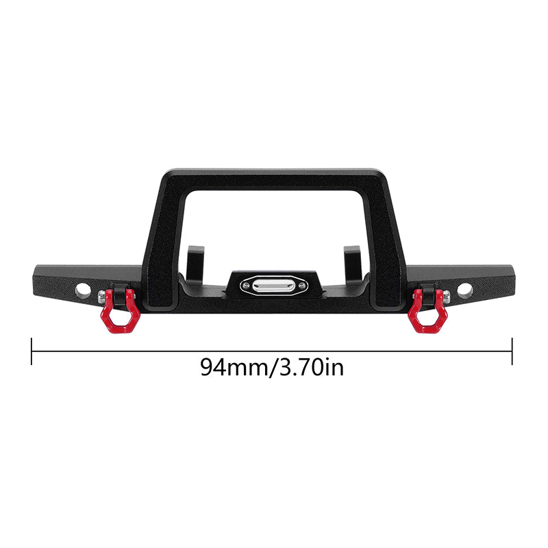 INJORA CNC Aluminum Front Rear Bumper for 1/18 TRX4M Defender (4M-41) 10 INJORA CNC Aluminum Front Rear Bumper for 1/18 TRX4M Defender (4M-41)