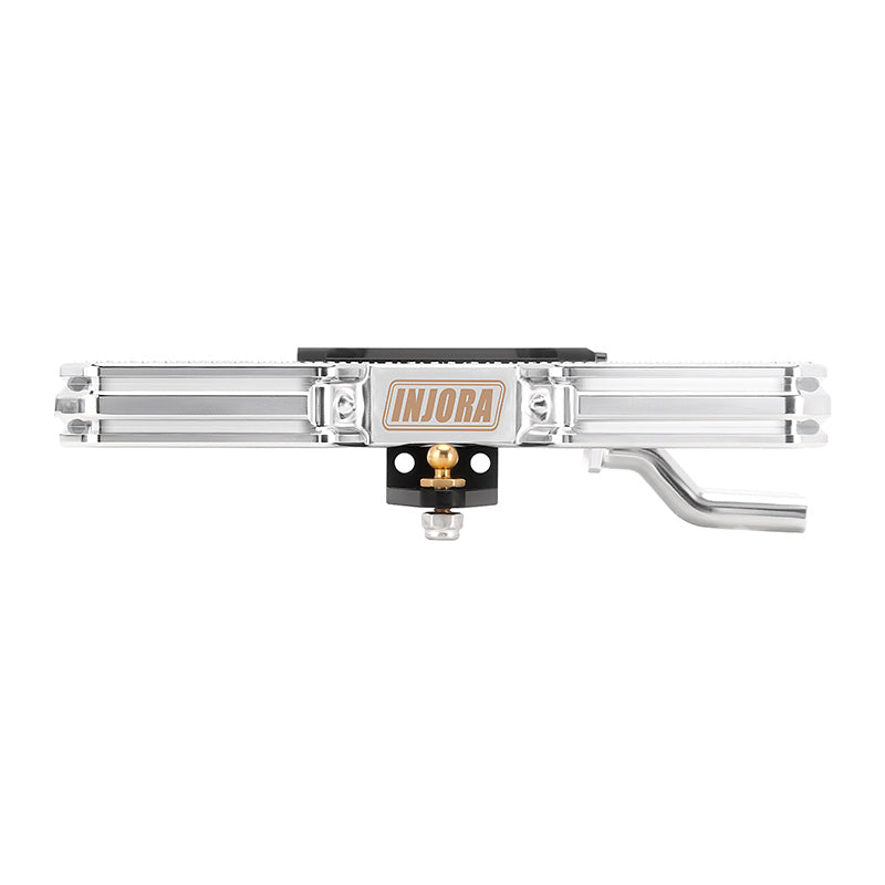 INJORA CNC Aluminum Front Rear Bumper with Dual Exhaust for 1/18 TRX4M High Trail F150 14 INJORA CNC Aluminum Front Rear Bumper with Dual Exhaust for 1/18 TRX4M High Trail F150