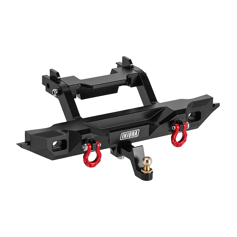 INJORA CNC Aluminum Front Rear Bumper with Lights for 1/18 TRX4M Defender (4M-88) 11 INJORA CNC Aluminum Front Rear Bumper with Lights for 1/18 TRX4M Defender (4M-88)