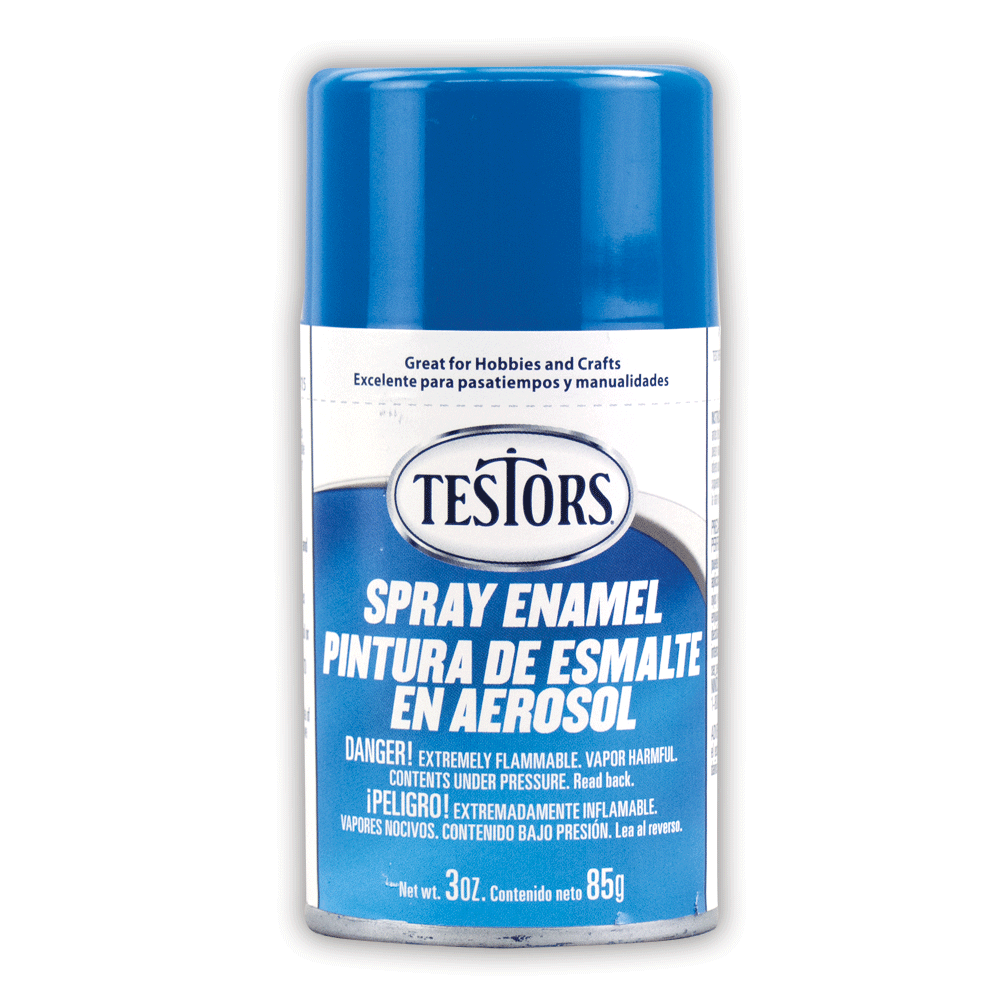 Gloss Bright Blue Spray Enamel