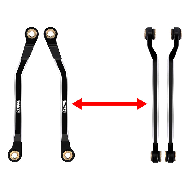 INJORA CNC Aluminum High Clearance Links Set for 1/18 TRX4M High Trail K10 F150 (4M-73) 6 INJORA CNC Aluminum High Clearance Links Set for 1/18 TRX4M High Trail K10 F150 (4M-73)