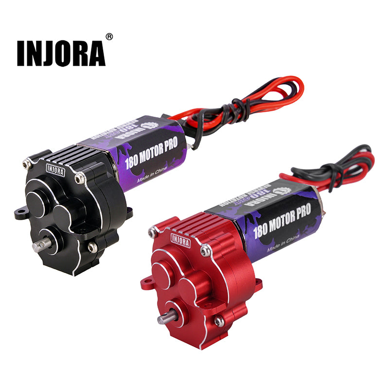 INJORA Complete Transmission with 180 Brushed Motor for 1/18 TRX4M