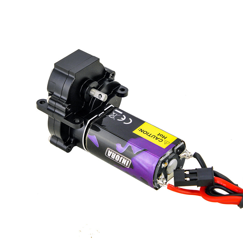 INJORA Complete Transmission with 180 Brushed Motor for 1/18 TRX4M 11 INJORA Complete Transmission with 180 Brushed Motor for 1/18 TRX4M