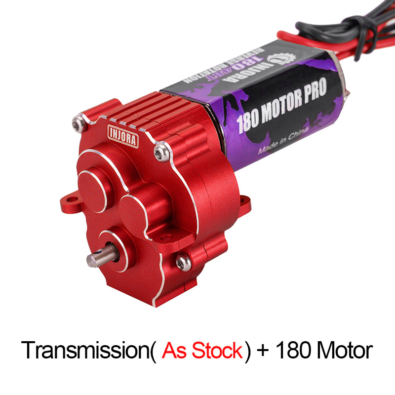 INJORA Complete Transmission with 180 Brushed Motor for 1/18 TRX4M 13 INJORA Complete Transmission with 180 Brushed Motor for 1/18 TRX4M