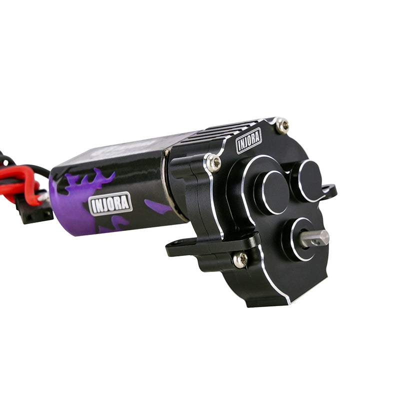 INJORA Complete Transmission with 180 Brushed Motor for 1/18 TRX4M 8 INJORA Complete Transmission with 180 Brushed Motor for 1/18 TRX4M