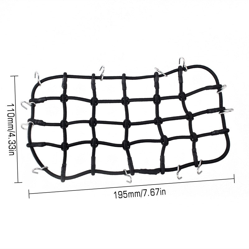 INJORA Elastic Luggage Net Decoration Accessories for 1/10 RC Crawler 12 INJORA Elastic Luggage Net Decoration Accessories for 1/10 RC Crawler