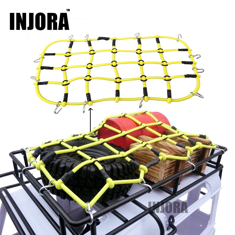 INJORA Elastic Luggage Net Decoration Accessories for 1/10 RC Crawler 10 INJORA Elastic Luggage Net Decoration Accessories for 1/10 RC Crawler