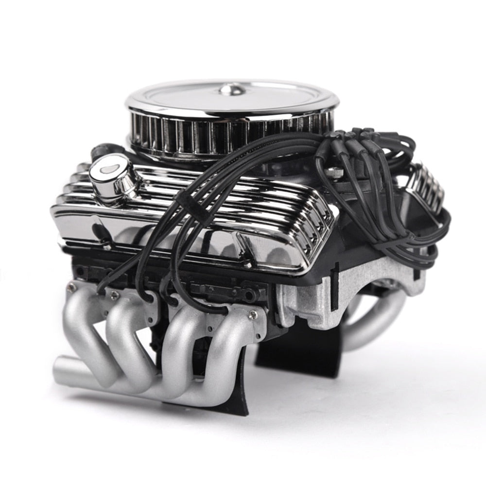 INJORA F82 V8 Simulate Engine Motor Cooling Fans Radiator for 1/10 RC Crawler