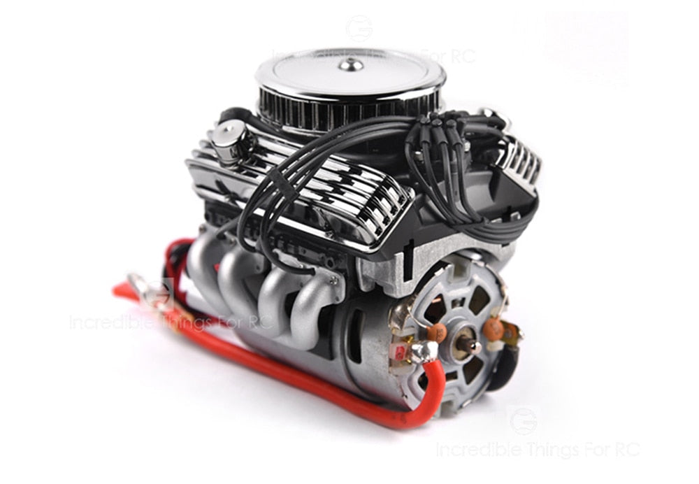 INJORA F82 V8 Simulate Engine Motor Cooling Fans Radiator for 1/10 RC Crawler 21 INJORA F82 V8 Simulate Engine Motor Cooling Fans Radiator for 1/10 RC Crawler
