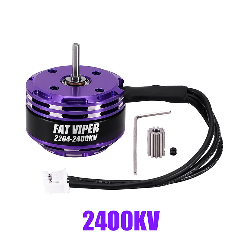 INJORA Fat Viper 2204 Brushless Outrunner Motor for 1/18 TRX4M 3 INJORA Fat Viper 2204 Brushless Outrunner Motor for 1/18 TRX4M