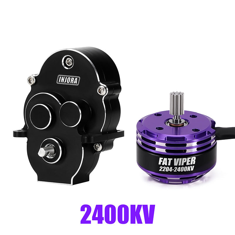 INJORA Fat Viper 2204 Brushless Outrunner Motor for 1/18 TRX4M 6 INJORA Fat Viper 2204 Brushless Outrunner Motor for 1/18 TRX4M