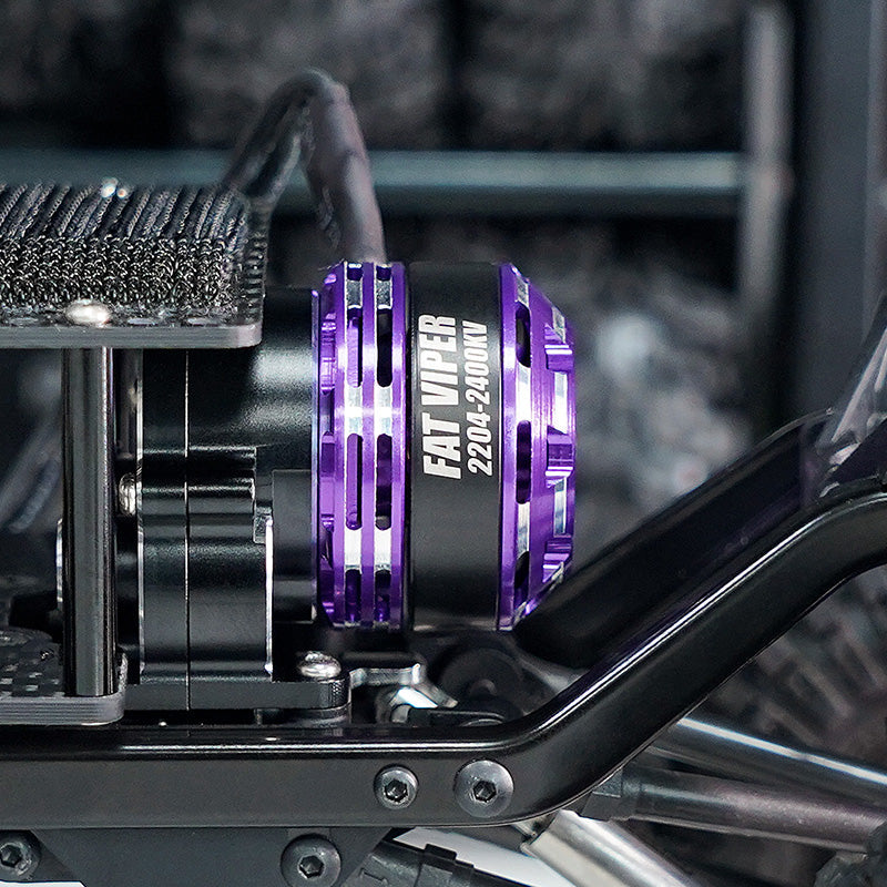 INJORA Fat Viper 2204 Brushless Outrunner Motor for 1/18 TRX4M 8 INJORA Fat Viper 2204 Brushless Outrunner Motor for 1/18 TRX4M