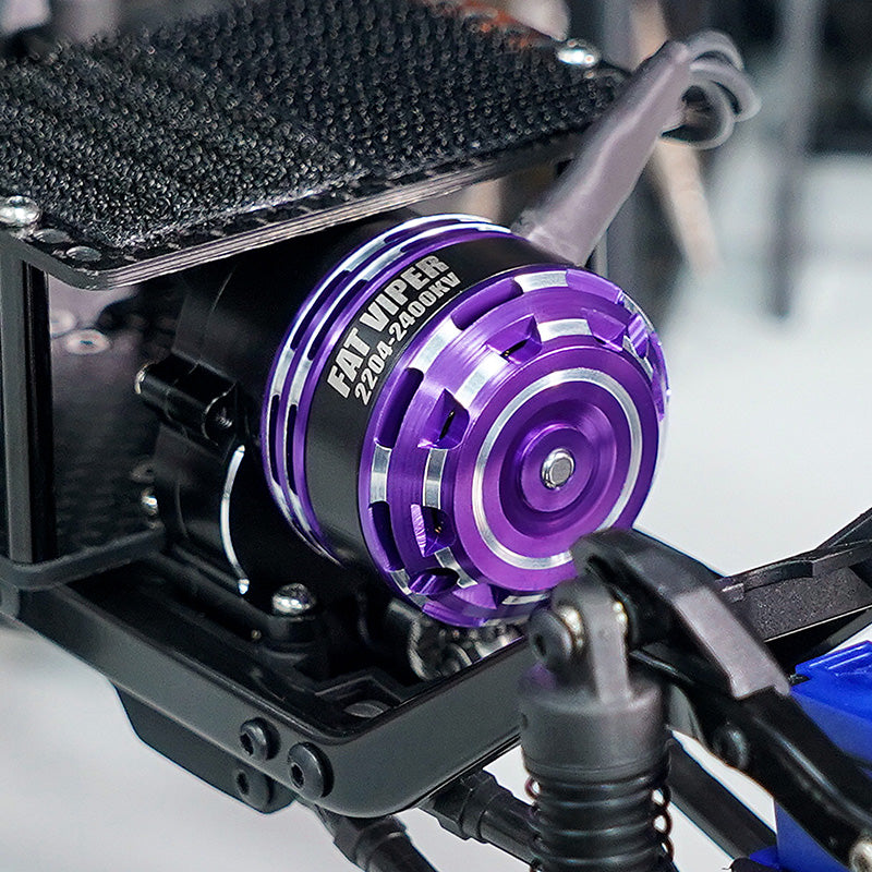 INJORA Fat Viper 2204 Brushless Outrunner Motor for 1/18 TRX4M 9 INJORA Fat Viper 2204 Brushless Outrunner Motor for 1/18 TRX4M