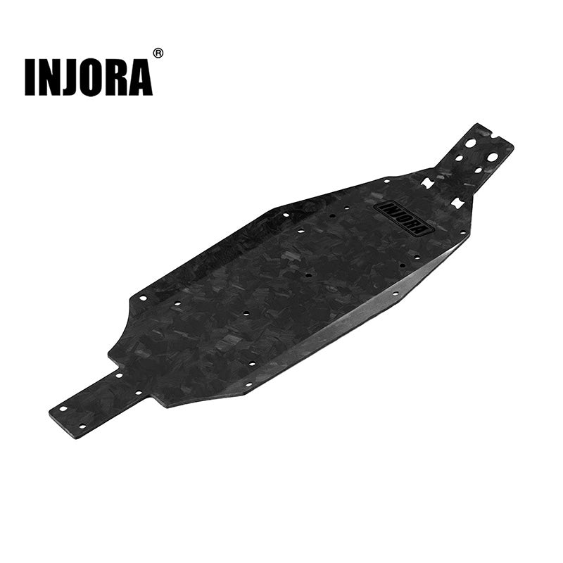 INJORA Forged Carbon Fiber Chassis for 1/24 Buggy Losi Micro-B (8g)