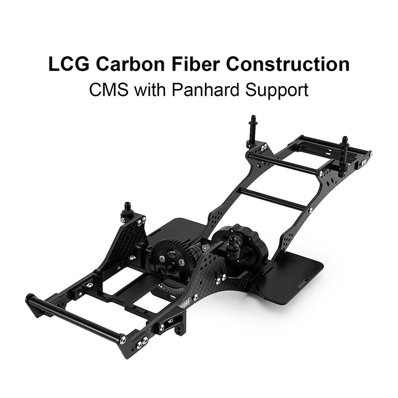 INJORA Front Mounted Transmission LCG Carbon Fiber Chassis Kit for 1/10 RC Crawlers (INC-10F) 7 INJORA Front Mounted Transmission LCG Carbon Fiber Chassis Kit for 1/10 RC Crawlers (INC-10F)