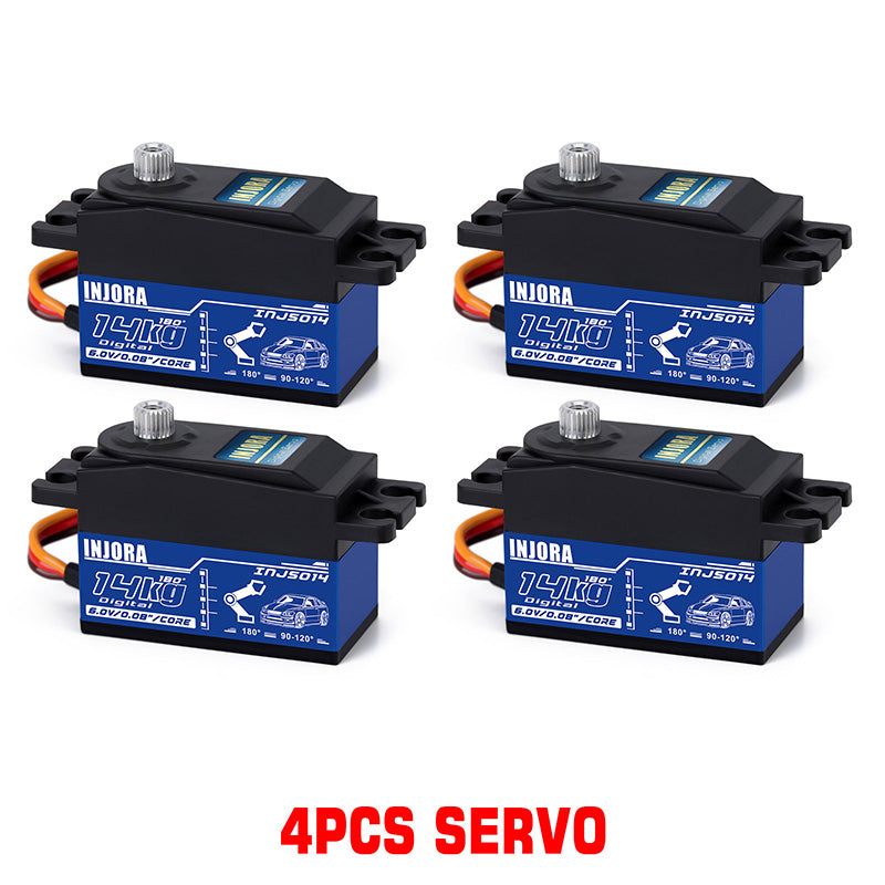 INJORA INJS014 14KG Metal Gear Digital Low Profile Servo for 1/10 RC Car 12 INJORA INJS014 14KG Metal Gear Digital Low Profile Servo for 1/10 RC Car