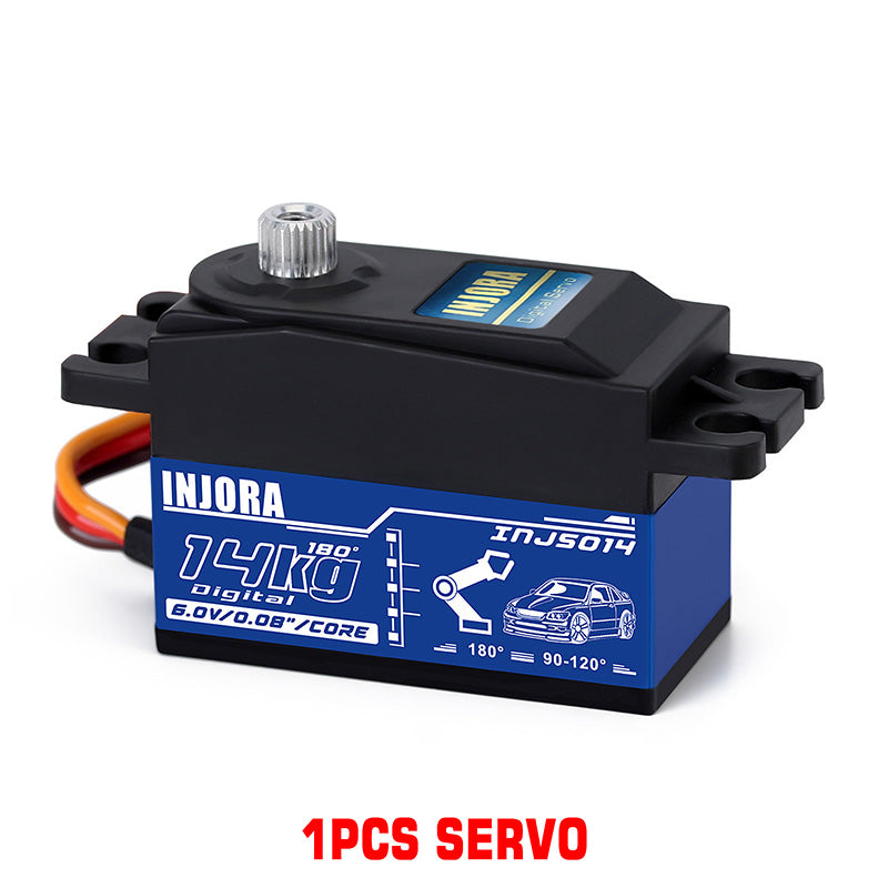 INJORA INJS014 14KG Metal Gear Digital Low Profile Servo for 1/10 RC Car 3 INJORA INJS014 14KG Metal Gear Digital Low Profile Servo for 1/10 RC Car