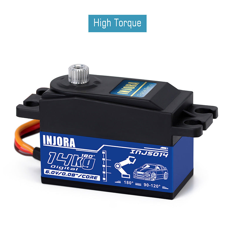 INJORA INJS014 14KG Metal Gear Digital Low Profile Servo for 1/10 RC Car 5 INJORA INJS014 14KG Metal Gear Digital Low Profile Servo for 1/10 RC Car