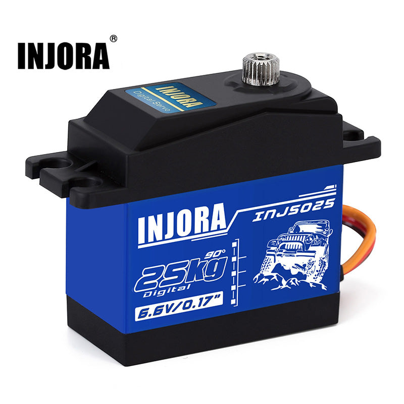INJORA INJS025 25KG Large Torque Waterproof Metal Gear Digital Servo for RC Model