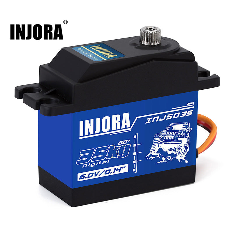INJORA INJS035 35KG Large Torque Waterproof Metal Gear Digital Servo for RC Model