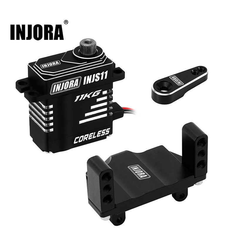 INJORA INJS11 High Voltage Coreless Servo with Mount & Horn for 1/18 HPI Venture18