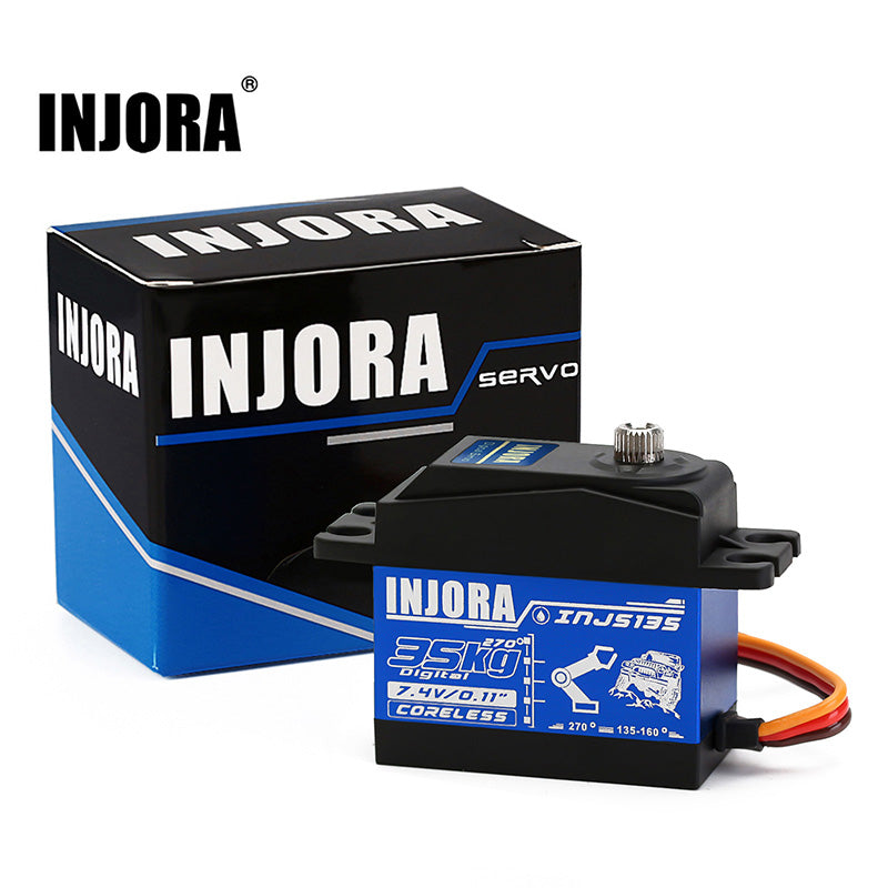 INJORA INJS135 35KG Waterproof Large Torque Digital Coreless Servo for RC Model (270 degrees)