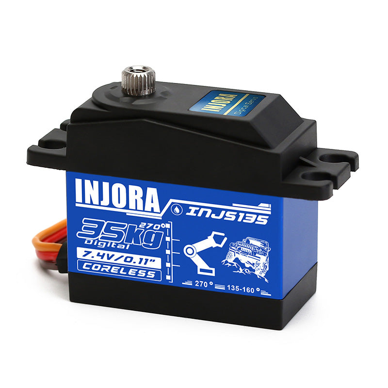 INJORA INJS135 35KG Waterproof Large Torque Digital Coreless Servo for RC Model (270 degrees) 11 INJORA INJS135 35KG Waterproof Large Torque Digital Coreless Servo for RC Model (270 degrees)