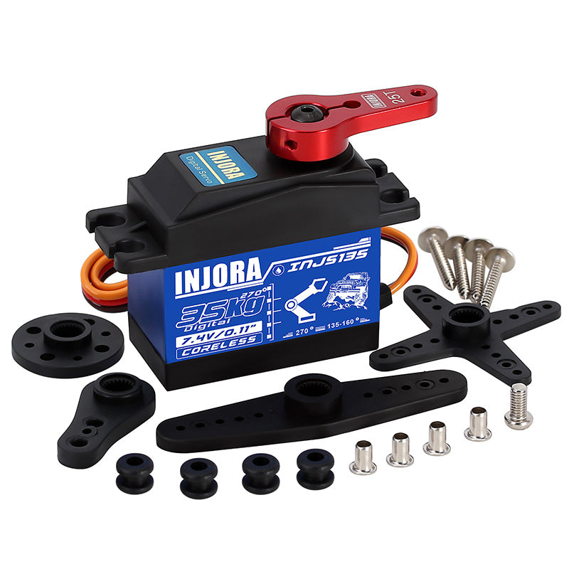 INJORA INJS135 35KG Waterproof Large Torque Digital Coreless Servo for RC Model (270 degrees) 18 INJORA INJS135 35KG Waterproof Large Torque Digital Coreless Servo for RC Model (270 degrees)