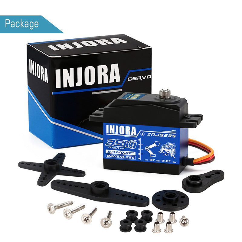 INJORA INJS235 35KG Waterproof Brushless Servo Large Torque Digital Servo 5 INJORA INJS235 35KG Waterproof Brushless Servo Large Torque Digital Servo