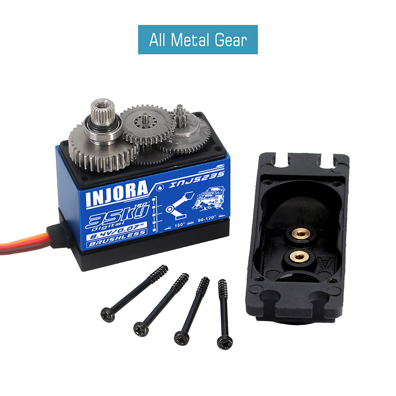INJORA INJS235 35KG Waterproof Brushless Servo Large Torque Digital Servo 6 INJORA INJS235 35KG Waterproof Brushless Servo Large Torque Digital Servo