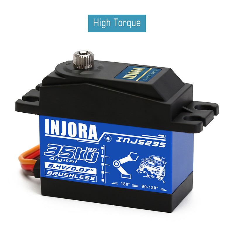 INJORA INJS235 35KG Waterproof Brushless Servo Large Torque Digital Servo 7 INJORA INJS235 35KG Waterproof Brushless Servo Large Torque Digital Servo