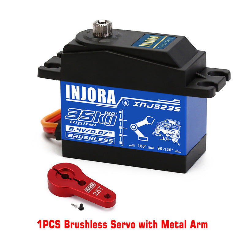 INJORA INJS235 35KG Waterproof Brushless Servo Large Torque Digital Servo 10 INJORA INJS235 35KG Waterproof Brushless Servo Large Torque Digital Servo