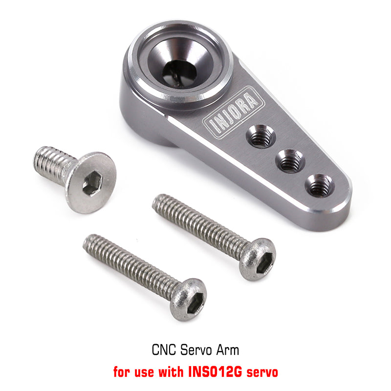 INJORA INS012G 12g Digital Servo with Mount & 15T Metal Arm for Axial SCX24 AX24 26 INJORA INS012G 12g Digital Servo with Mount & 15T Metal Arm for Axial SCX24 AX24