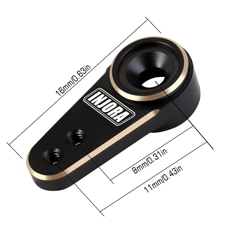 INJORA INS012G 12g Digital Servo with Mount & 15T Metal Arm for Axial SCX24 AX24 29 INJORA INS012G 12g Digital Servo with Mount & 15T Metal Arm for Axial SCX24 AX24