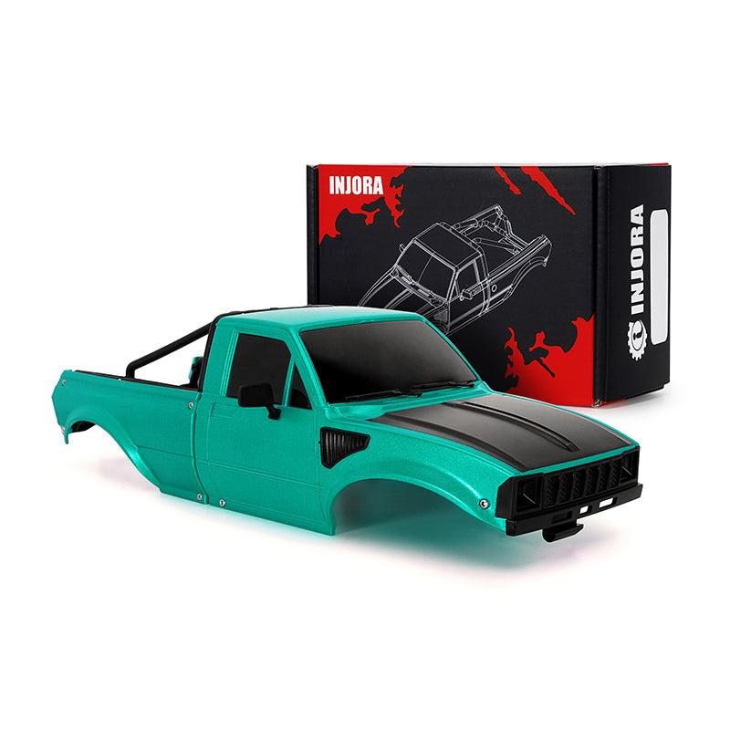 INJORA IR60 Pickup Hard Body with Bed Rack for 1/18 TRX4M Defender Bronco 11 INJORA IR60 Pickup Hard Body with Bed Rack for 1/18 TRX4M Defender Bronco