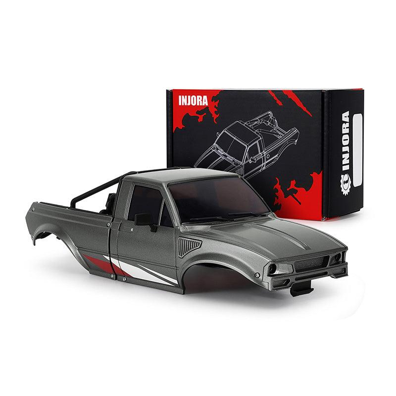 INJORA IR60 Pickup Hard Body with Bed Rack for 1/18 TRX4M Defender Bronco 18 INJORA IR60 Pickup Hard Body with Bed Rack for 1/18 TRX4M Defender Bronco