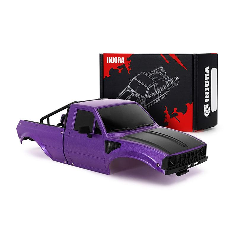 INJORA IR60 Pickup Hard Body with Bed Rack for 1/18 TRX4M Defender Bronco 3 INJORA IR60 Pickup Hard Body with Bed Rack for 1/18 TRX4M Defender Bronco