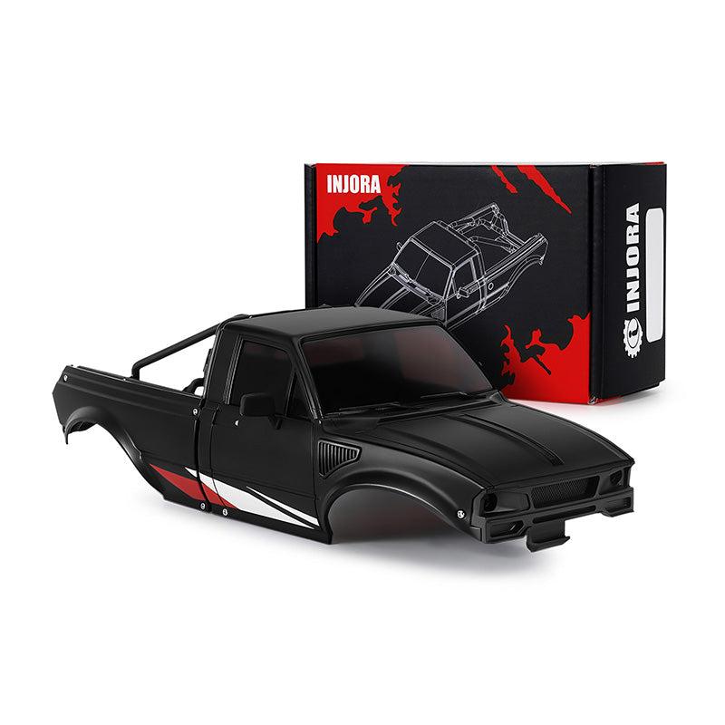INJORA IR60 Pickup Hard Body with Bed Rack for 1/18 TRX4M Defender Bronco 26 INJORA IR60 Pickup Hard Body with Bed Rack for 1/18 TRX4M Defender Bronco
