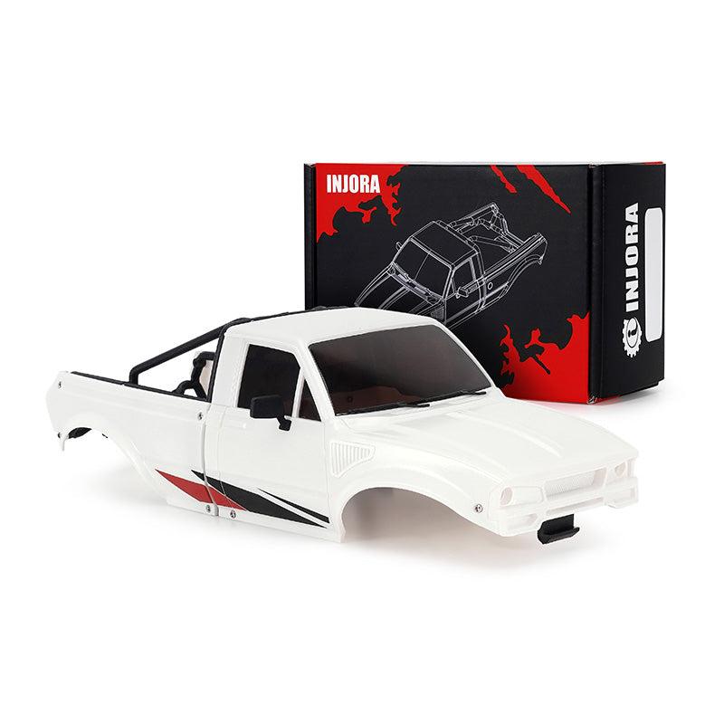 INJORA IR60 Pickup Hard Body with Bed Rack for 1/18 TRX4M Defender Bronco 34 INJORA IR60 Pickup Hard Body with Bed Rack for 1/18 TRX4M Defender Bronco