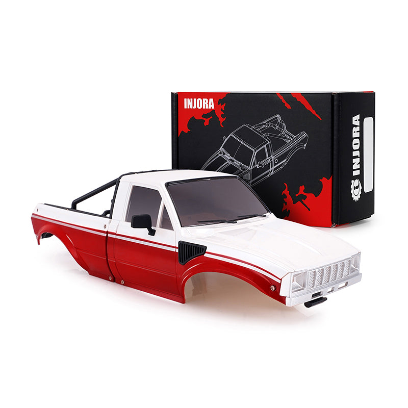 INJORA IR60 Pickup Hard Body with Bed Rack for 1/18 TRX4M Defender Bronco 42 INJORA IR60 Pickup Hard Body with Bed Rack for 1/18 TRX4M Defender Bronco