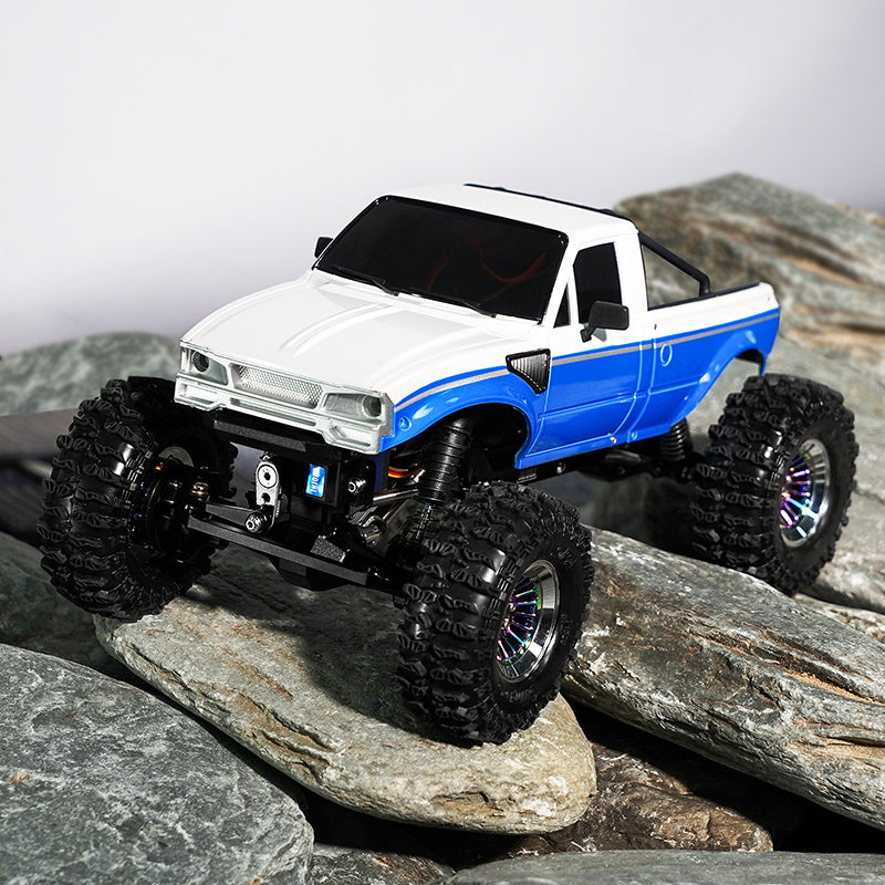 INJORA IR60 Pickup Hard Body with Bed Rack for 1/18 TRX4M Defender Bronco 59 INJORA IR60 Pickup Hard Body with Bed Rack for 1/18 TRX4M Defender Bronco