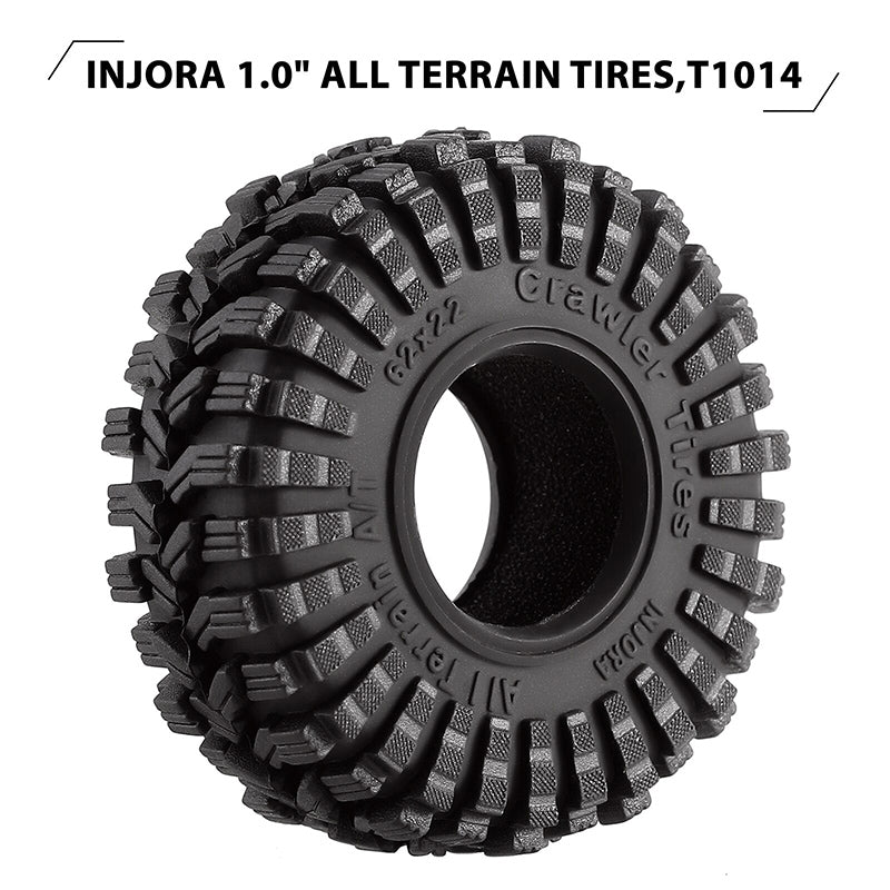 INJORA King Trekker 1.0" A/T Tires (4) (62*22mm) 3 INJORA King Trekker 1.0" A/T Tires (4) (62*22mm)