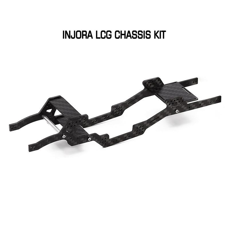 INJORA LCG Carbon Fiber Chassis Kit for 1/24 SCX24 3 INJORA LCG Carbon Fiber Chassis Kit for 1/24 SCX24
